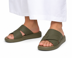 Noor | Cross Strap Arabic Slipper | GS-1114