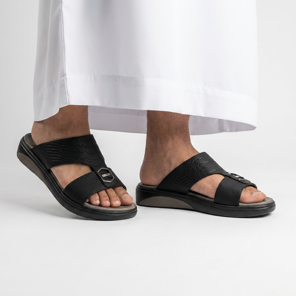 Emir | Signature Buckle Arabic Slipper | GS-1113