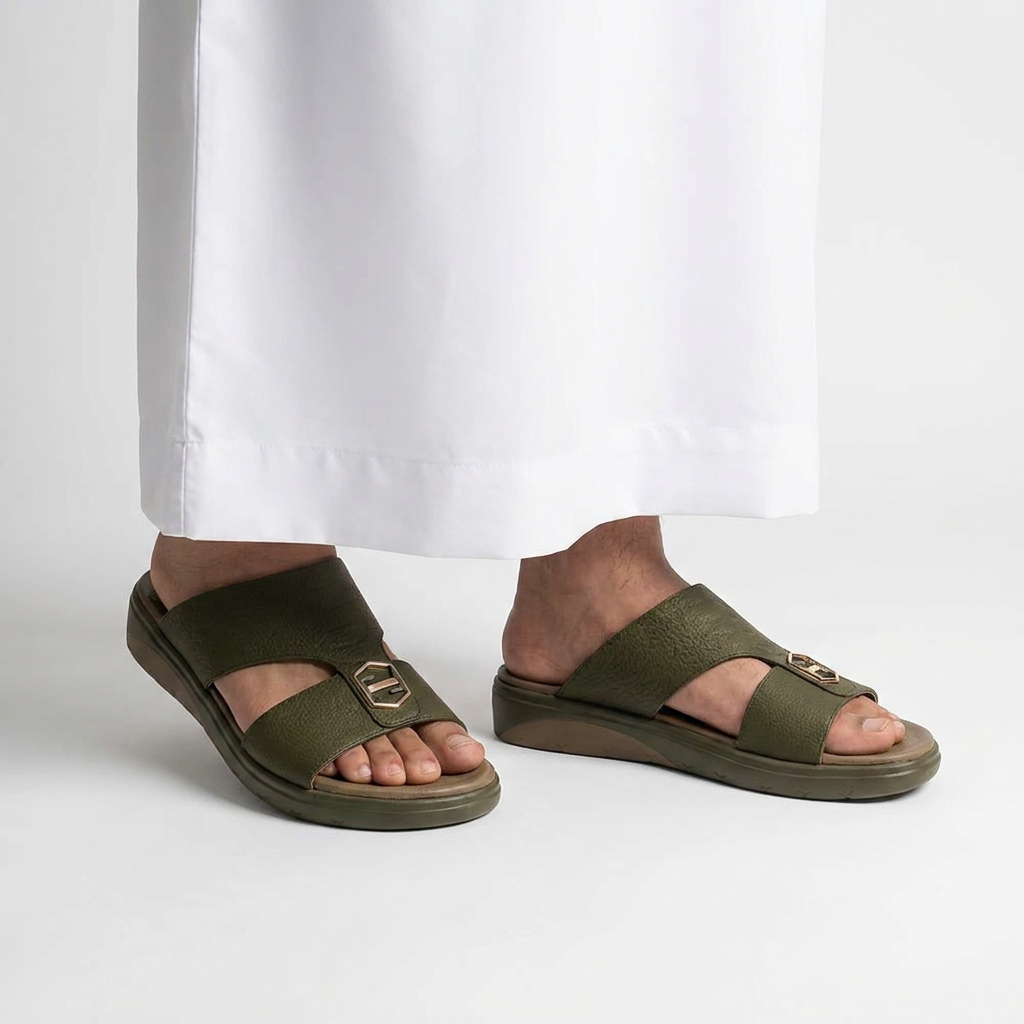 Emir | Signature Buckle Arabic Slipper | GS-1113