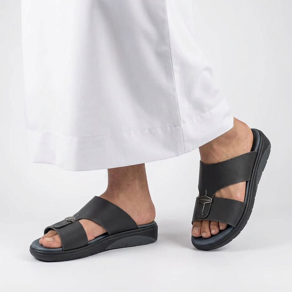 Barq | Emblem Strap Arabic Slipper | GS-1119