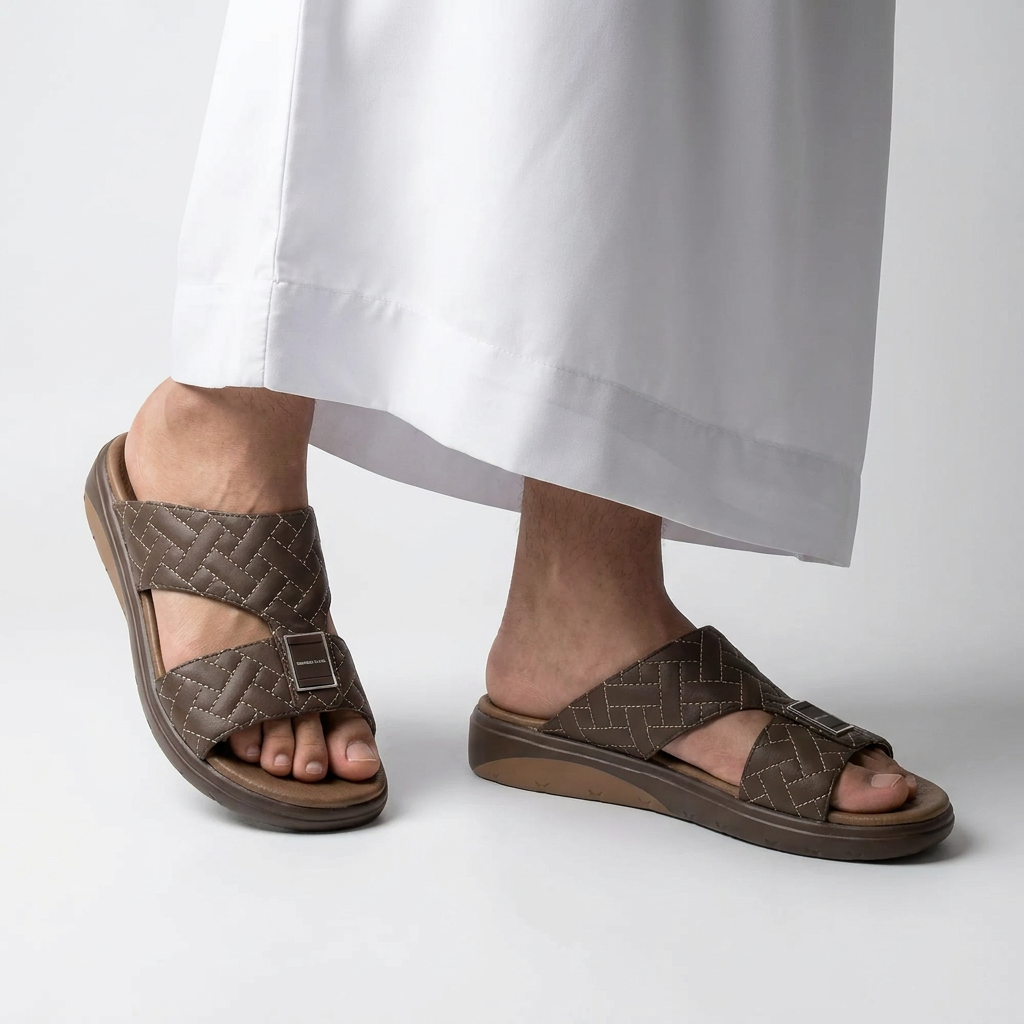 Fakhr | Heritage Weave Arabic Slipper | GS-1121