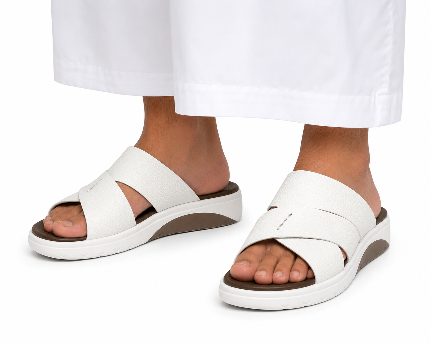 Noor | Cross Strap Arabic Slipper | GS-1114