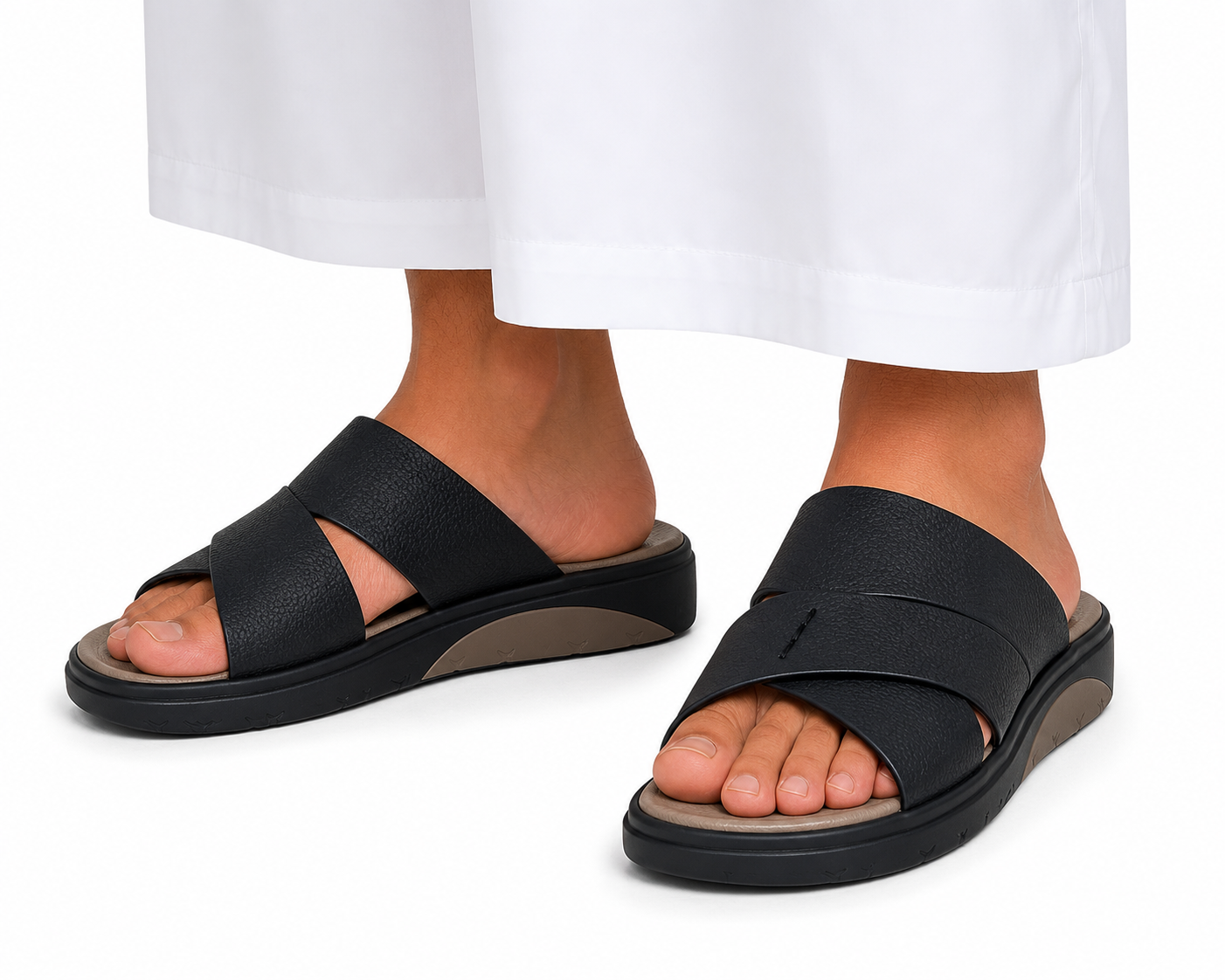 Noor | Cross Strap Arabic Slipper | GS-1114