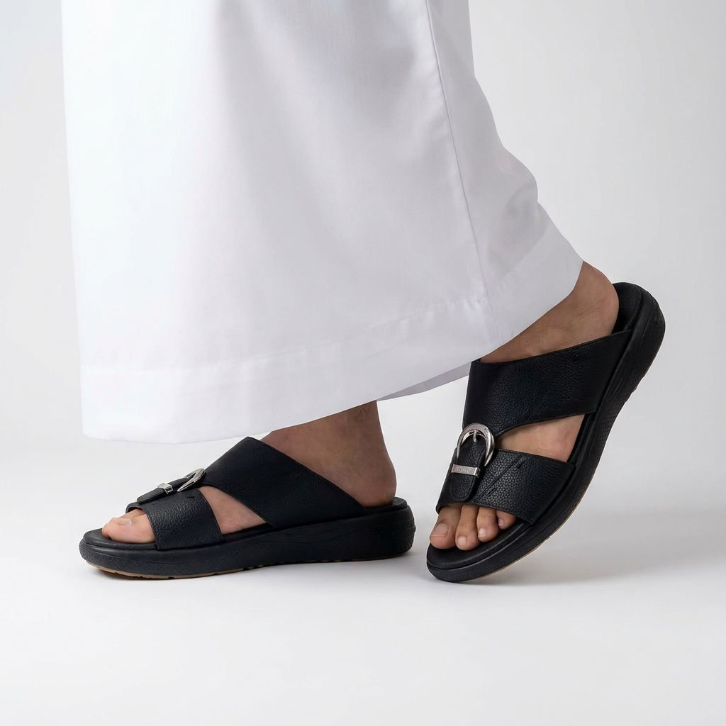 Sultan | Crescent Emblem Arabic Slipper | AD-01
