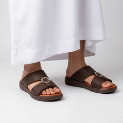 Sultan | Crescent Emblem Arabic Slipper | AD-01